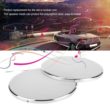 5-дюймовая пластиковая рамка Белая сетка Автомобильный аудио динамик Крышка