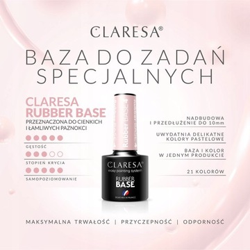 CLARESA RUBBER BASE BAZA KAUCZUKOWA 5ml 5
