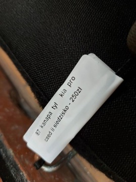 KIA PROCEED 2 II PRO CEED SEDAČKA POHOVKA ZADNÍ