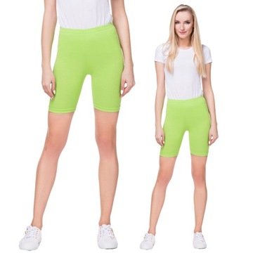 LEGGINSY 1/2 KOLARKI DAMSKIE KRÓTKIE GETRY LK- 3XL