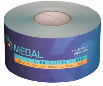 Rękaw foliowy do STERYLIZACJI 10 cm x 200 m MEDAL
