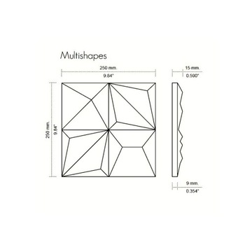 DUNE CERAMICS ФОРМЫ MULTISHAPES ЧЕРНЫЙ Черный