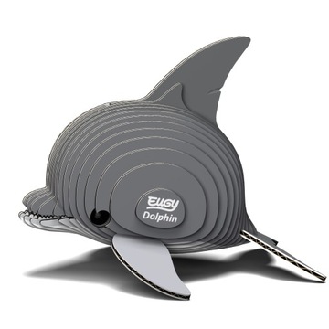 Delfin Eugy. Eko Układanka Puzzle 3D
