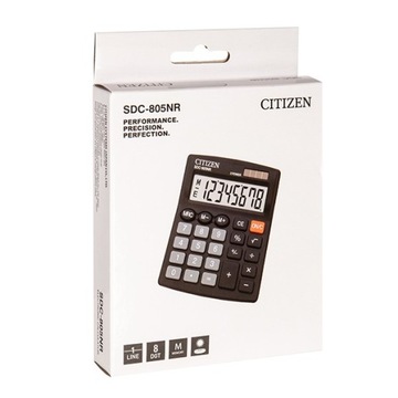 Калькулятор офисный CITIZEN SDC-805NR 8-значный