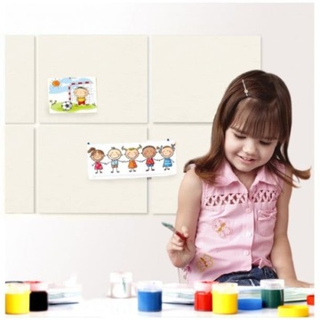 Tablica korkowa samoprzylepna BIAŁY 5x455x610mm