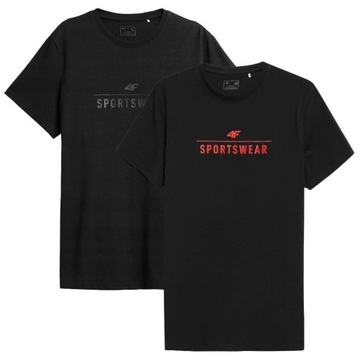 4F T-shirt Koszulka Męska 2 Sztuki TTSHM539 M