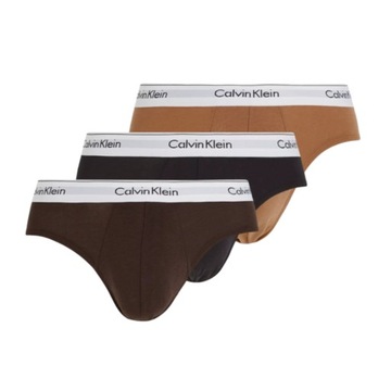 CALVIN KLEIN SLIPY MĘSKIE 3-PACK HIP BRIEF XL