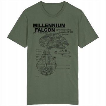 Millennium Falcon Projekt Koszulka Star Wars Solo
