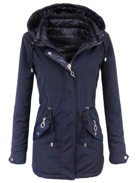 JESIENNA Kurtka Parka Dwustronna kolory P15