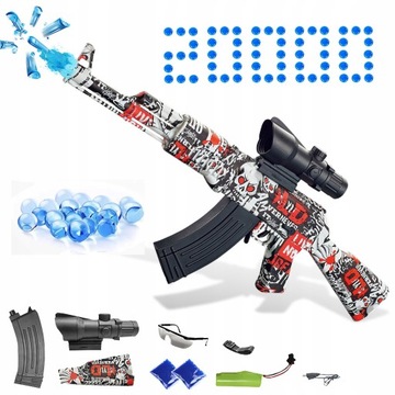 AK47 Gel Blaster Gun Pistolet zabawkowy Electric