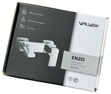 ПОЛЬША Enzo VALVEX ванна + смеситель для умывальника + душ КОМПЛЕКТ Душ