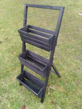 ДЕРЕВЯННАЯ ПОДСТАВКА ДЛЯ ЦВЕТОВ, ЛЕСТНИЦА