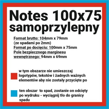 ŻÓŁTE Karteczki SAMOPRZYLEPNE Sticky Note 120 szt