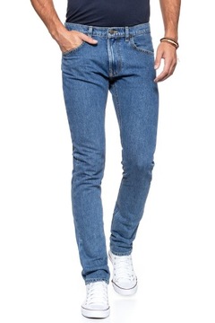 Męskie spodnie jeansowe dopasowane Lee LUKE W27 L32
