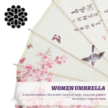 Китайский декор, японский зонт из масляной бумаги