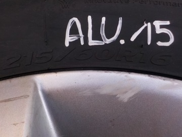 ALU RÁFKY KOLA HLINÍK KOMPLET PEUGEOT 5X108 215/60 R16