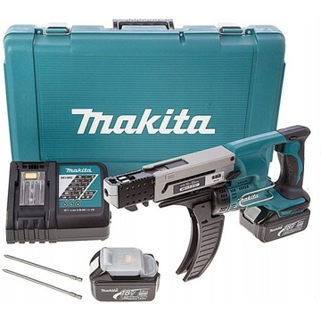 Wkrętarka akumulatorowa z magazynkiem 'Makita DFR550RFE' 18V 2 x 3.0Ah