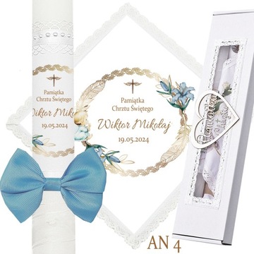 КРЕЩЕННАЯ СВЕЧА КОРОБКА ДЛЯ ОДЕЖДЫ ДЛЯ КРЕЩЕНИЯ