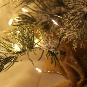 СВЕТОДИОДНЫЕ ПРОВОДНЫЕ СВЕТИЛЬНИКИ НА БАТАРЕЯХ 30 ЛАМП 3М ТЕПЛЫЙ БЕЛЫЙ РОЖДЕСТВЕНСКИЙ ЕЛОЧНЫЙ СВЕТ