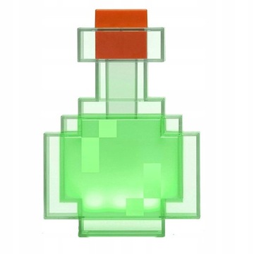 Minecraft lampka butelka mikstura dla dzieci 8 kol