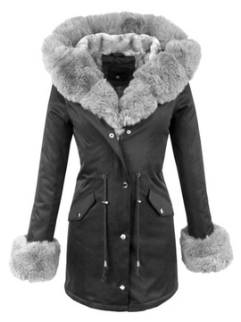 Зимняя куртка-парка на теплом меху _ ЦВЕТА _