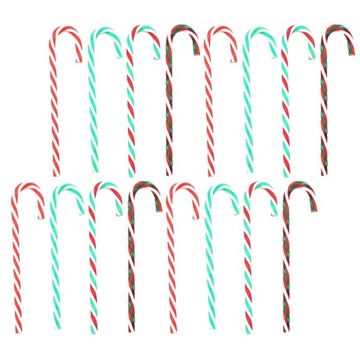 Рождественский кулон-трость Candy Decor камин 72 шт