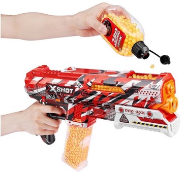 ZURU X-SHOT HYPER GEL KARABIN PISTOLET WYRZUTNIA + AKCESORIA