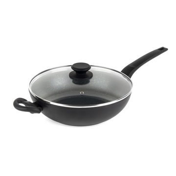 PATELNIA WOK Z POKRYWĄ 28CM INDUKCJA SALTER