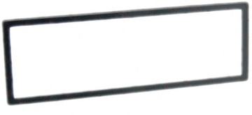 RAMKA RADIOWA ISO 3MM KOLOR CZARNY - WYMIARY WEWNĘTRZNE 182x53mm