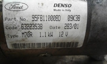 FORD KA 2002 STARTÉRY KOMPLETNÍ