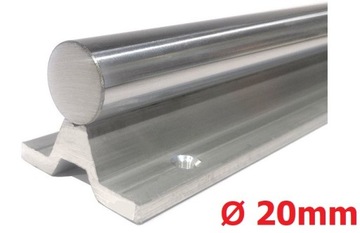 SBR20 Prowadnica wałek liniowy podparty L=1000mm
