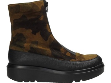 Wonders Botki A-2802 Wild/Jungla Negro/Tabac 40