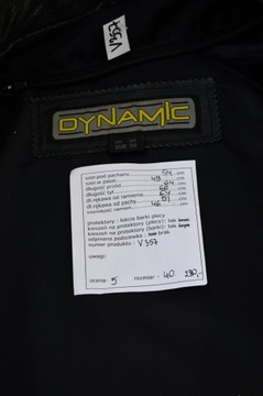 V357 Кожаная мотоциклетная куртка Dynamic, размер 40