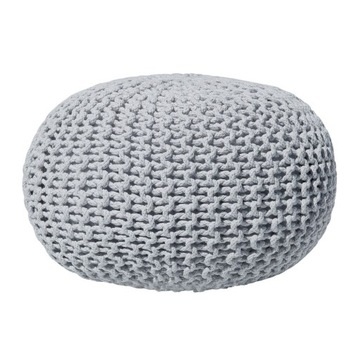 Puf 40 x 25 cm jasnoszary CONRAD