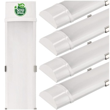 4x Panel Panele LED MOCNY Do Garażu IP44 50W 150cm