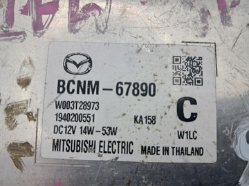 MAZDA 3 IV 19- MĚNIČ PRAVÁ BCNM-67890 USA