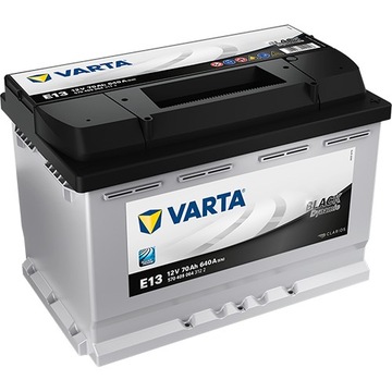 АККУМУЛЯТОР VARTA ЧЕРНЫЙ D 70AH/640A ПРАВАЯ+ 570 409 064 