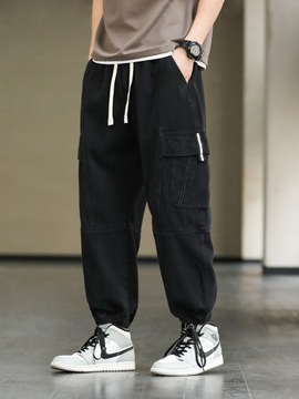 2023 New Men's Joggers Baggy Cargo Pants Streetwea