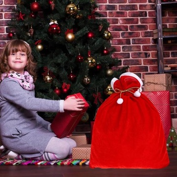 МЕШОК СУМКА САНТА СУМКА САНТА КЛАУС РОЖДЕСТВО КАНУН РОЖДЕСТВА