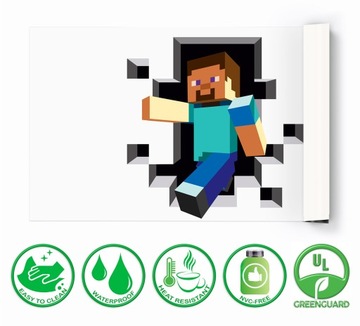 mata ochronna na biurko steve jak z minecrafta 120