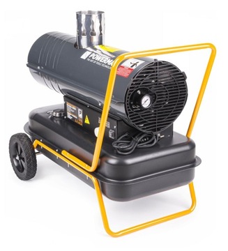 NAGRZEWNICA OLEJOWA 30 KW Z KOMINEM SPALINOWA DMUCHAWA + TERMOSTAT LCD PIEC