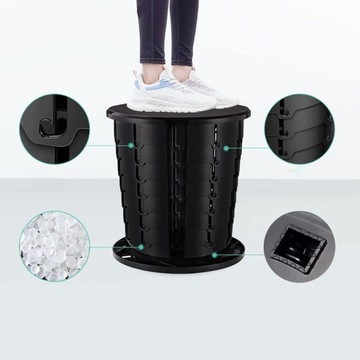 ПОРТАТИВНЫЙ ТУРИСТИЧЕСКИЙ ТУАЛЕТ, ПОХОДНЫЙ ТУАЛЕТ, МОБИЛЬНЫЙ ТУАЛЕТ, СКЛАДНОЙ 2 В 1