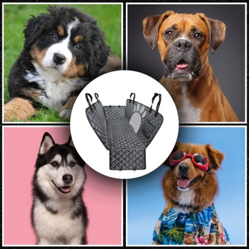 КОВРИК ДЛЯ СОБАКИ НА ЗАДНЕЕ СИДЕНИЕ АВТОМОБИЛЯ ЗАЩИТНЫЙ КОВРИК