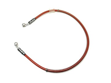 PRZEWÓD HAMULCOWY W OPLOCIE RED 40cm