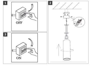 Подвесной светильник BARBRA PLR GU10, белый