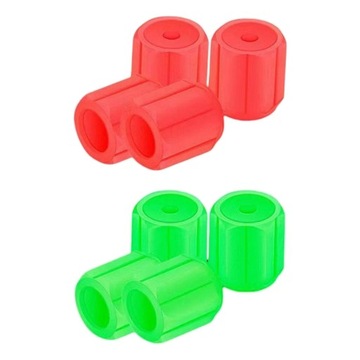 4x kołpaki do opon samochodowych, fluorescencyjna osłona przeciwpyłowa