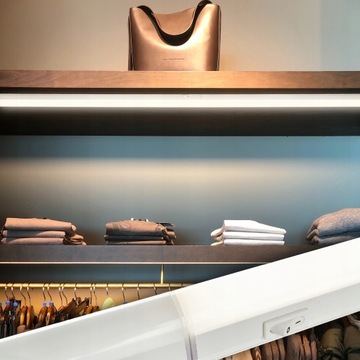 Кухонный светильник под лампу в шкафу Светодиодная мебельная лента - 60см, 8Вт, нейтральный