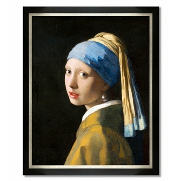 obraz Johannes Vermeer DZIEWCZYNA Z PERŁĄ + RAMA