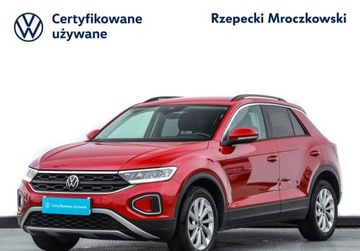 Volkswagen T-Roc I SUV Facelifting 1.5 TSI ACT 150KM 2022 Volkswagen T-Roc 1.5TSI 150KM Life DSG, Podgrzewane Fotele, Czujniki Parko