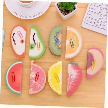 Notesy Post Memo Time Memo Naklejki Owocowe Papier Do Zakładek